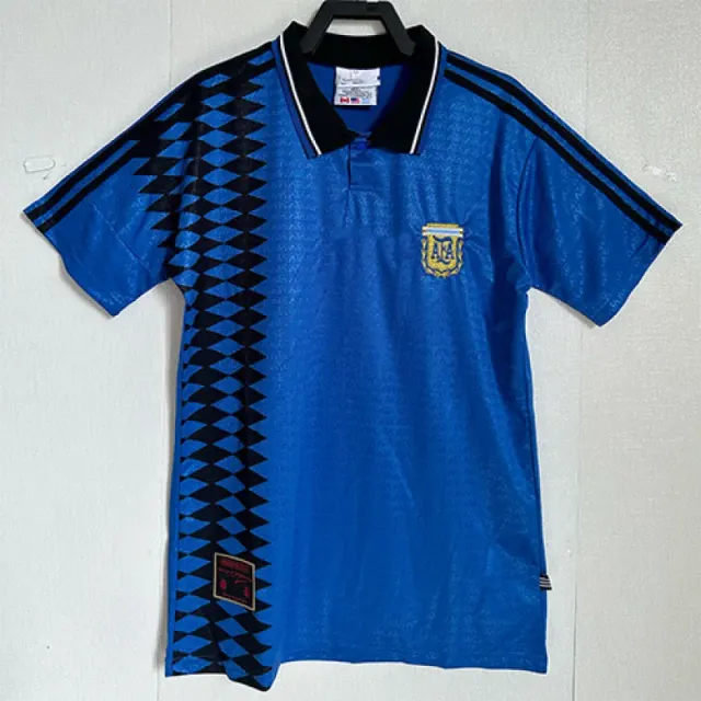 Adidas Argentina 1994 World Cup Home Shirt Diamond Pattern