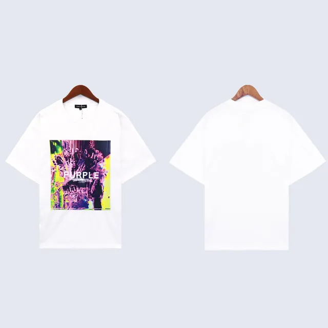 Purple Brand Graphic Tee Purple Print