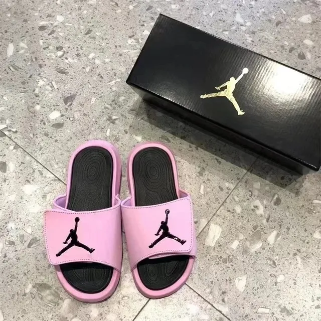 Jordan Slide Sandal Pink Black Jumpman