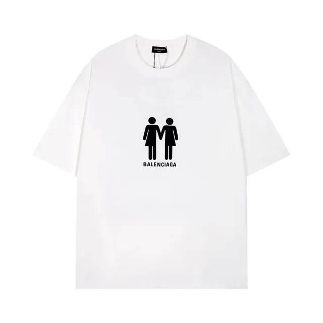 Balenciaga T-Shirt Two Women Logo