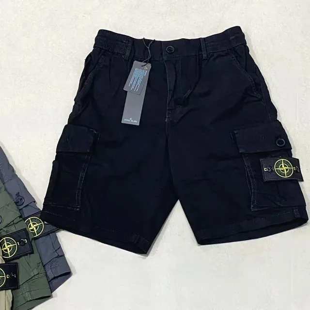 Stone Island Cargo Shorts Black
