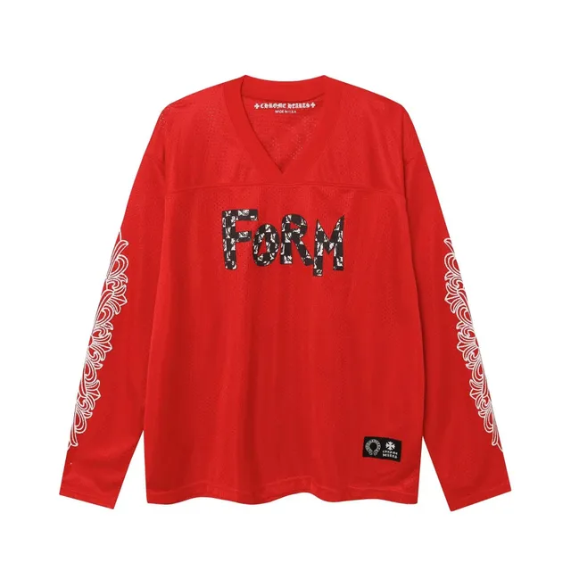 Chrome Hearts Mesh Long-Sleeve Top FoRM Print