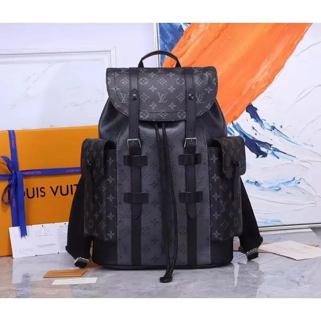 Louis Vuitton On The Go Backpack Monogram Eclipse