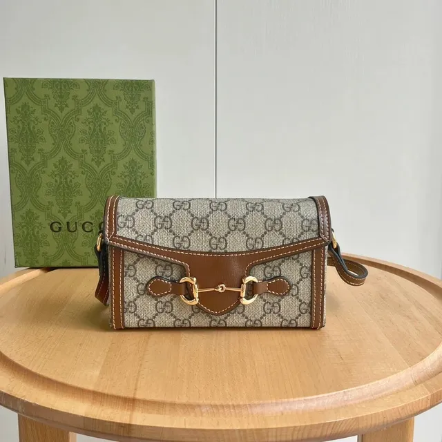 Gucci Horsebit 1955 Mini Bag GG Supreme Canvas