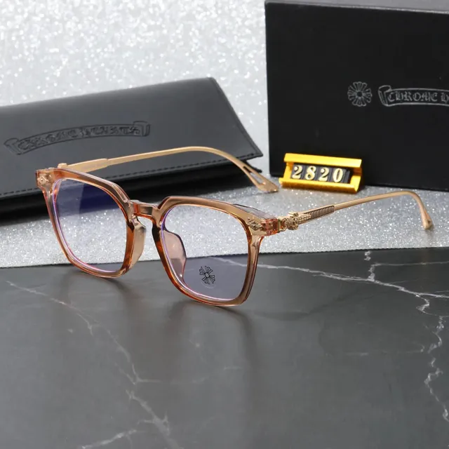 Chrome Hearts Optical Frame Acetate with Gold Hardware