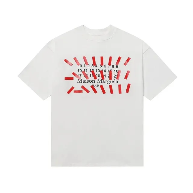 Maison Margiela T-Shirt Numbered Tape Print