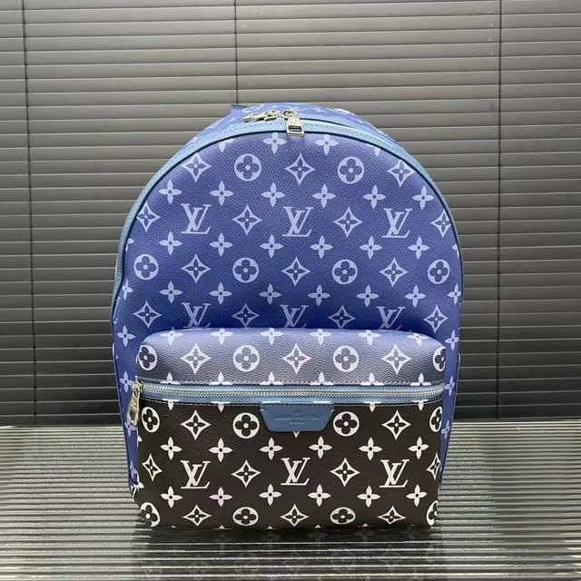 Louis Vuitton Monogram Backpack Gradient Blue to Brown