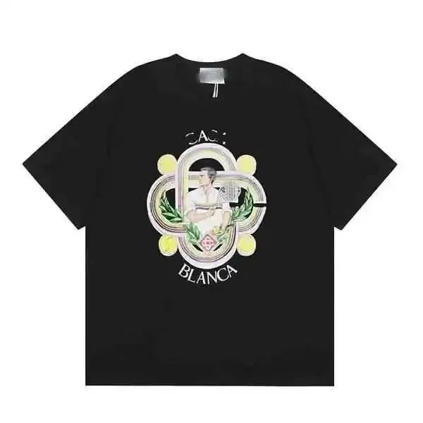 Casablanca Graphic T-Shirt Blanca Logo Print