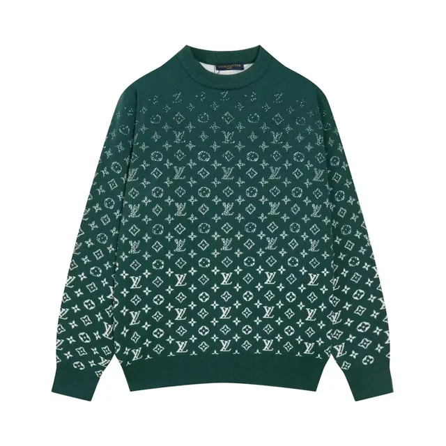 Louis Vuitton Monogram Knit Sweater All-Over Monogram