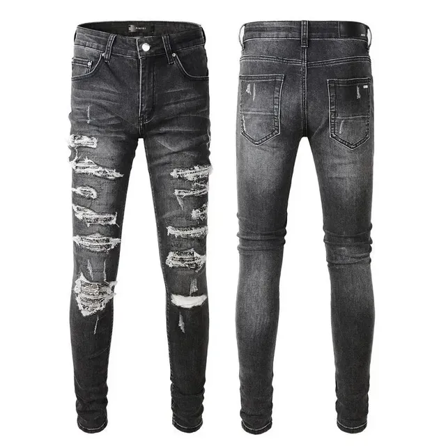 Amiri Distressed Skinny Jeans Heavy Ripped