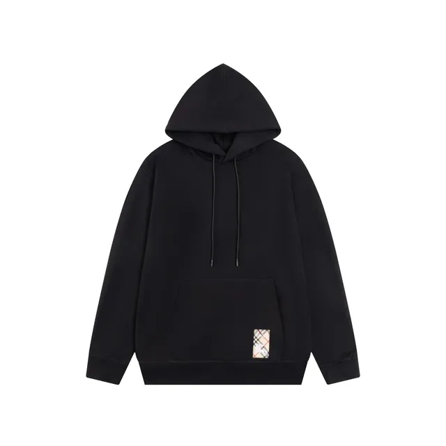 Burberry Hooded Sweatshirt Check Patch