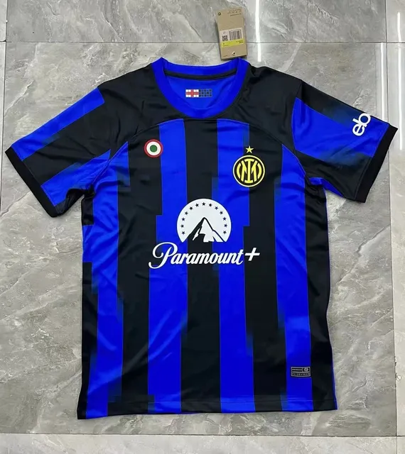 Inter Milan Home Jersey Paramount+ Sponsor
