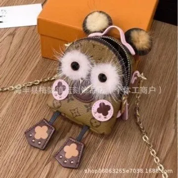 猫头鹰红色迷你包