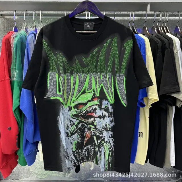 Balenciaga Graphic T-Shirt Alien Monster Print