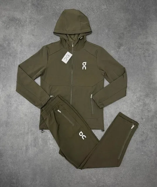 On Track Suit Olive Green