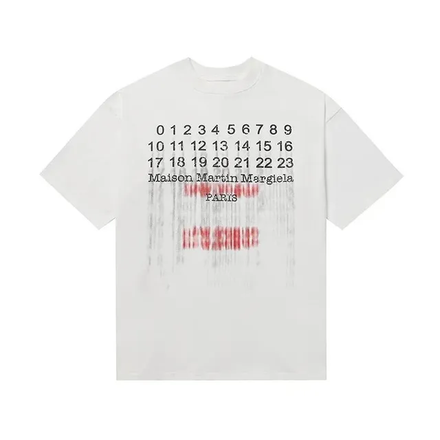 Maison Margiela T-Shirt Numbers Print