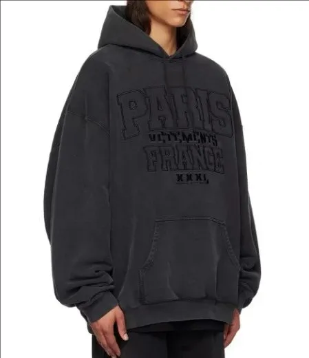 Oversized Hoodie Paris Vetements France XXXI