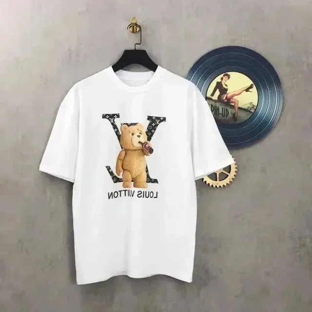 Louis Vuitton Graphic T-Shirt Teddy Bear Print