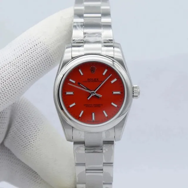 Rolex Oyster Perpetual Red Dial