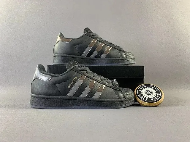 Adidas Superstar Metallic Silver Accents