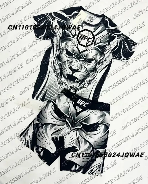 UFC Rash Guard Tiger Graphic