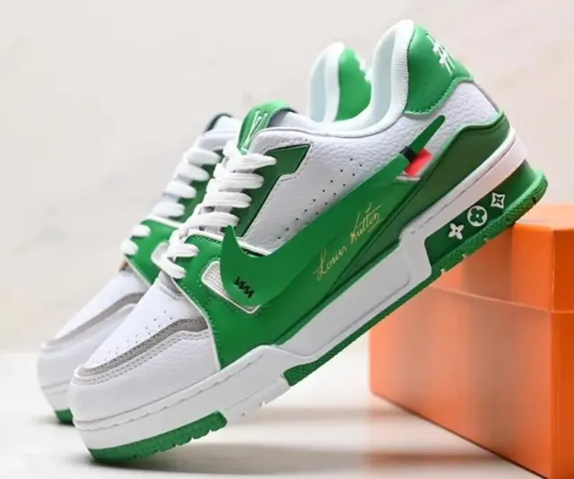 Louis Vuitton LV Trainer Signature Green