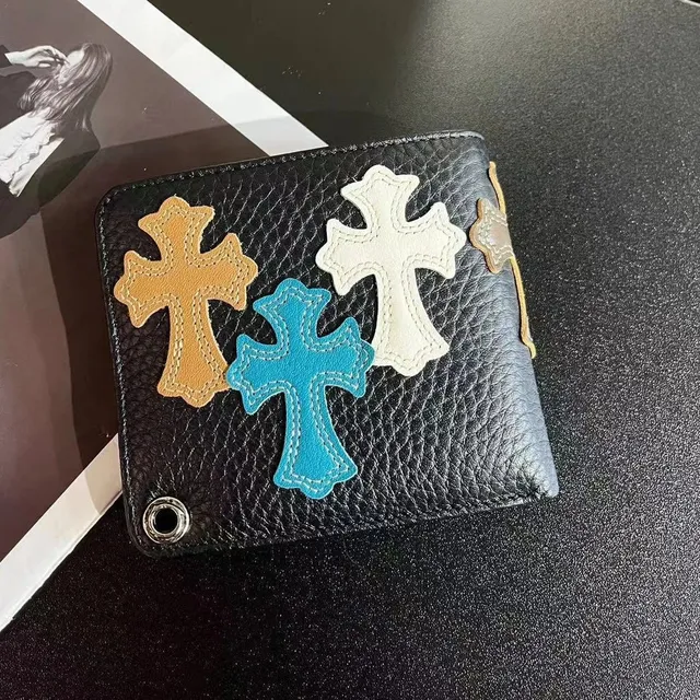 Chrome Hearts Bi-Fold Wallet Triple Cross