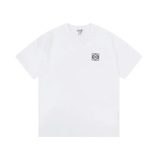 Loewe Logo T-Shirt Black Anagram Embroidery