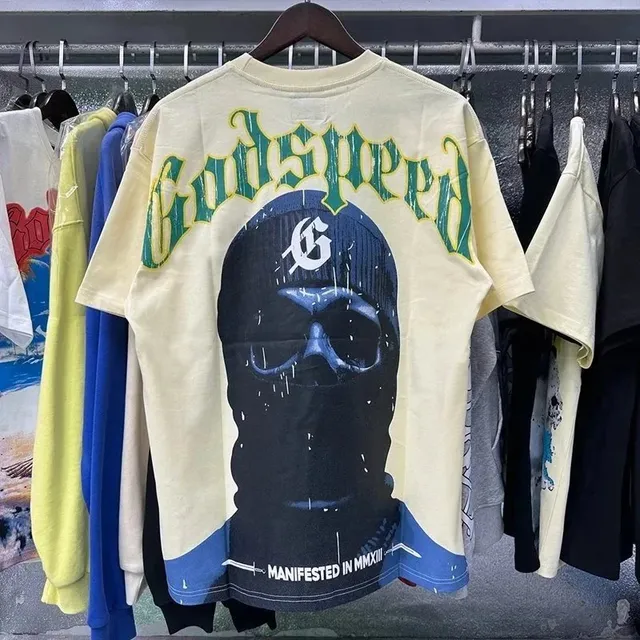 Graphic Tee Godspeed Balaclava Print