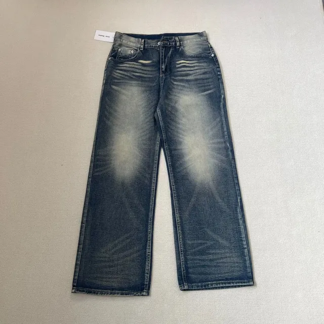 Acne Studios Wide-Leg Jeans Acid Wash