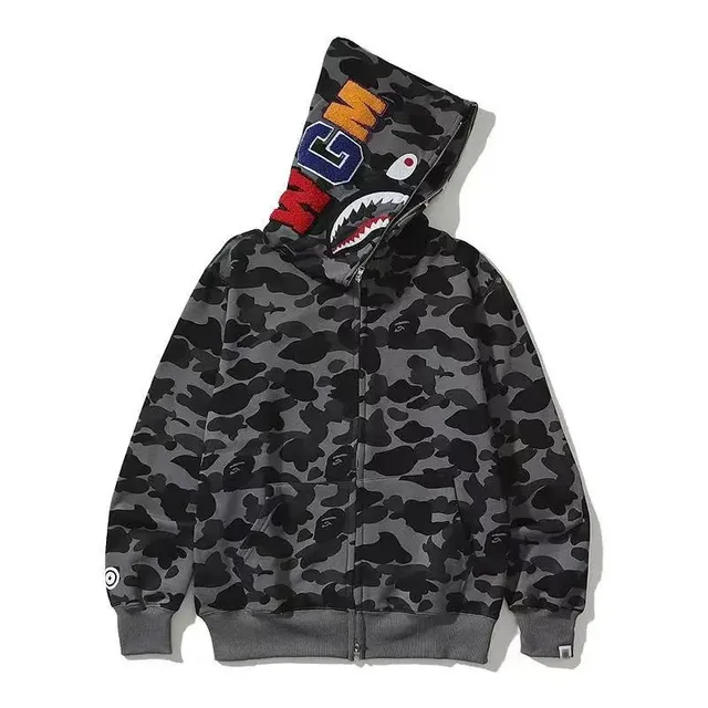 BAPE Shark Hoodie Camouflage