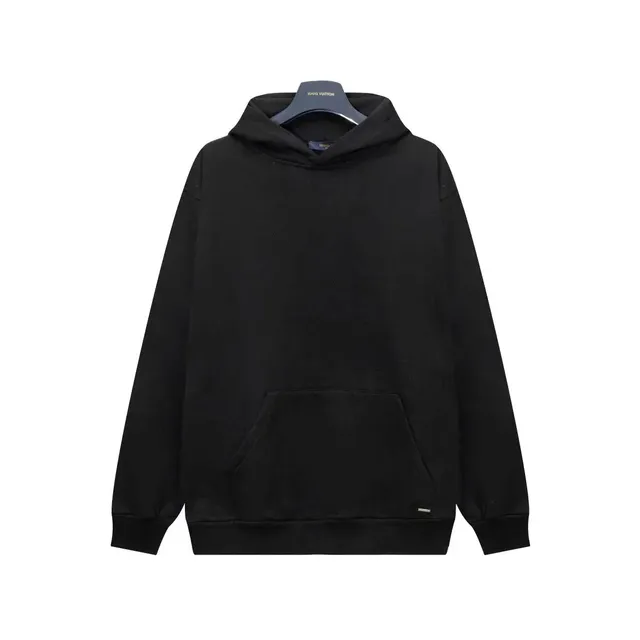 Louis Vuitton Hoodie Solid Black