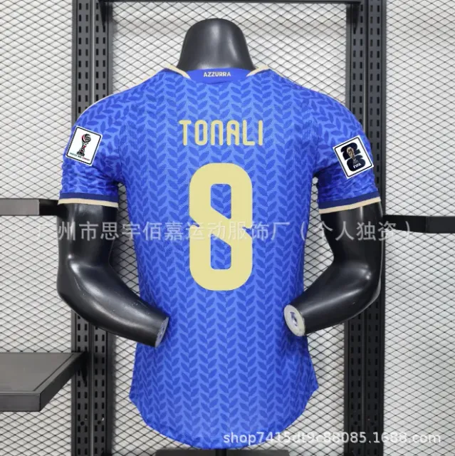 Adidas Italy Home Jersey Tonali #8