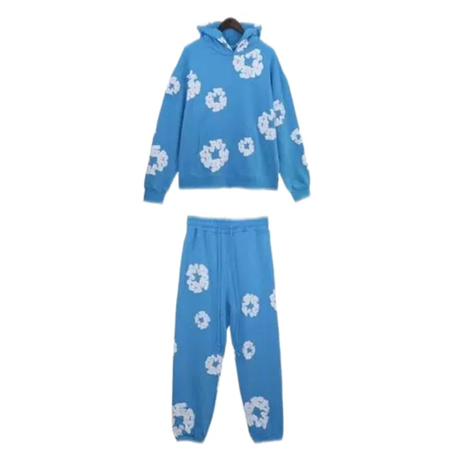 Denim Tears Hoodie and Joggers Set Floral Print