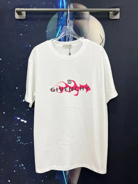 Givenchy Flame Logo T-Shirt Flame Print