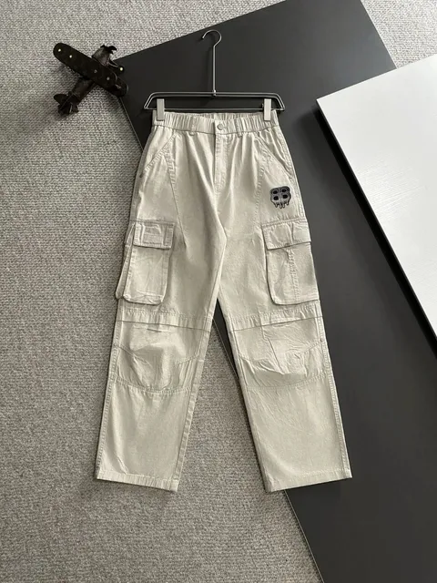 Balenciaga Cargo Trousers BB Logo Patch