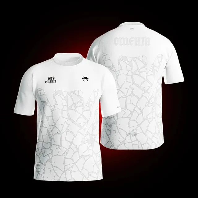 Venum Cracked Stone Tee White Cracked Print