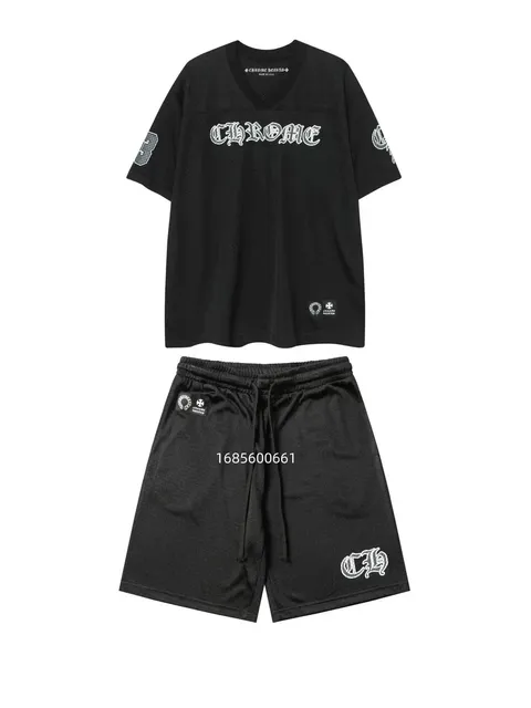 Mesh Jersey Set Chrome Hearts Logo