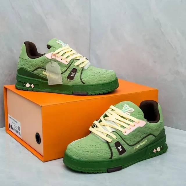 Louis Vuitton LV Trainer Monogram Green