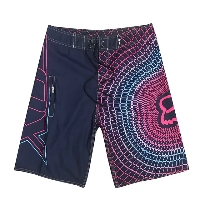 Fox Racing Board Shorts Gradient Grid Print