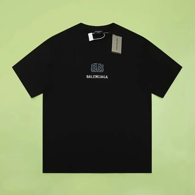 Balenciaga Logo T-Shirt BB Embroidered