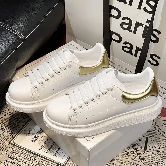 Balenciaga Triple S White Gold