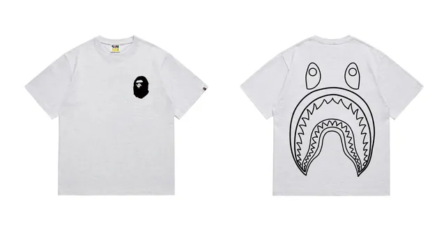 BAPE Shark Tee Outline Shark