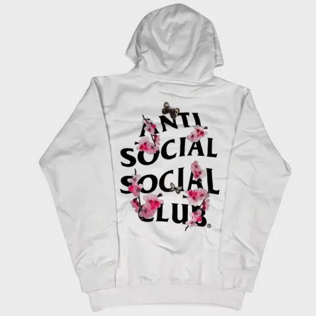 Anti Social Social Club Hoodie Floral Butterfly