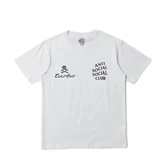 Anti Social Social Club T-Shirt Turbo Skull Print