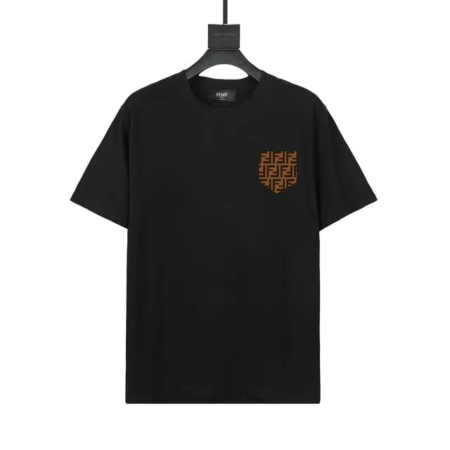 Fendi T-Shirt FF Logo Pocket