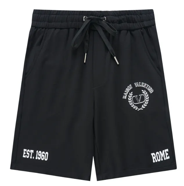 Saint Laurent Logo Shorts Embroidered VLTN Crest