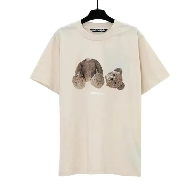 Palm Angels Graphic Tee Teddy Bear Print