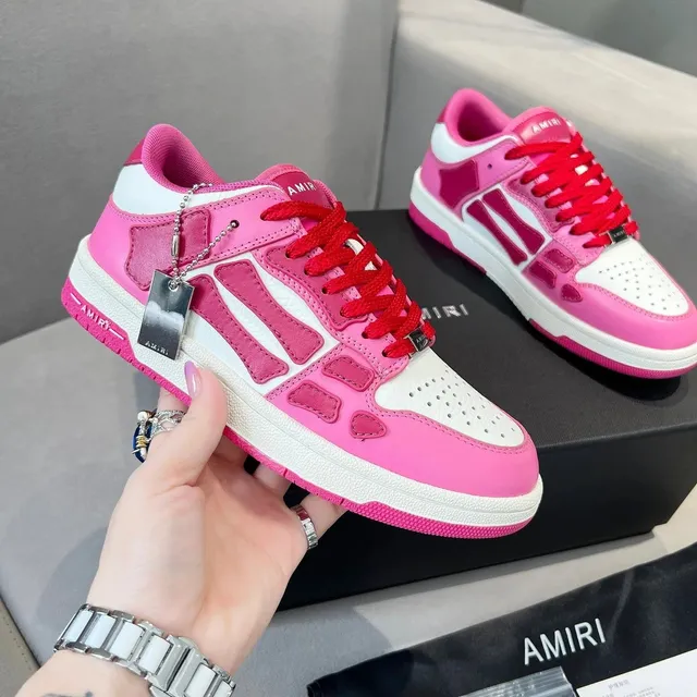 Amiri Signature Low Pink White Red