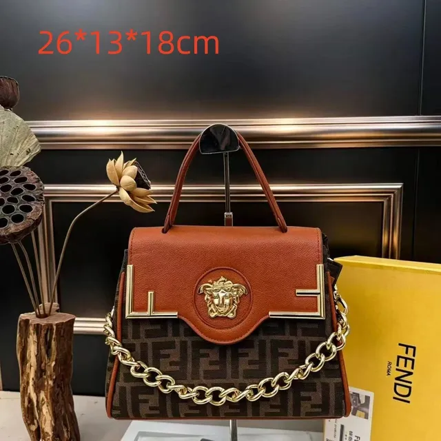 Versace × Fendi Chain Bag FF Monogram